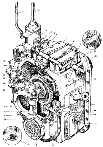 Коробка передач автогрейдера ДЗ-98